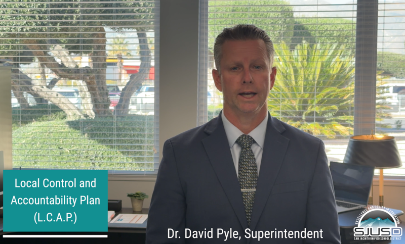 Dr Pyle's video invitation to the April 2, 2026 LCAP Town Hall Meeting