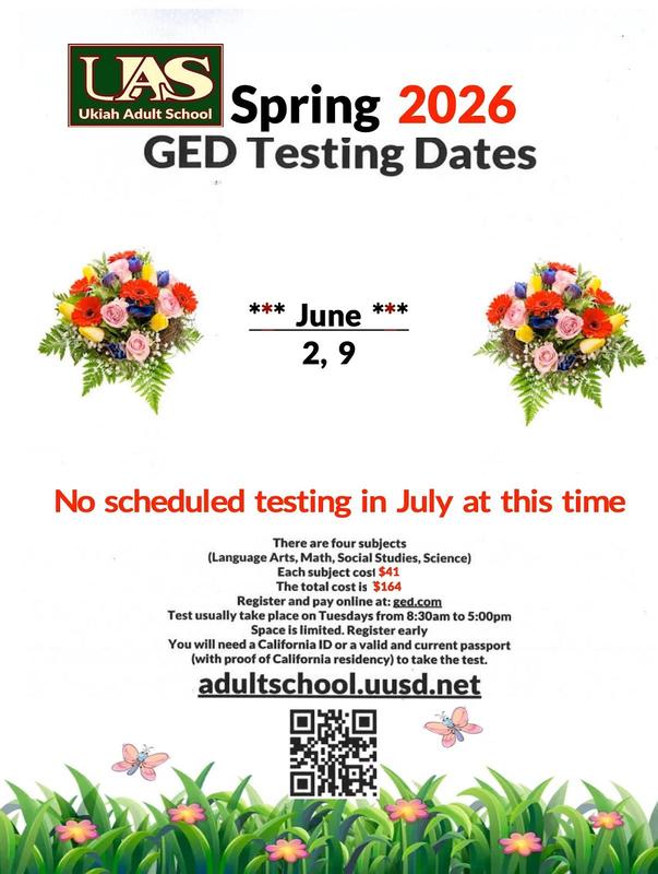 Spring 2026 Ged / Pearson Vue Test Date poster
