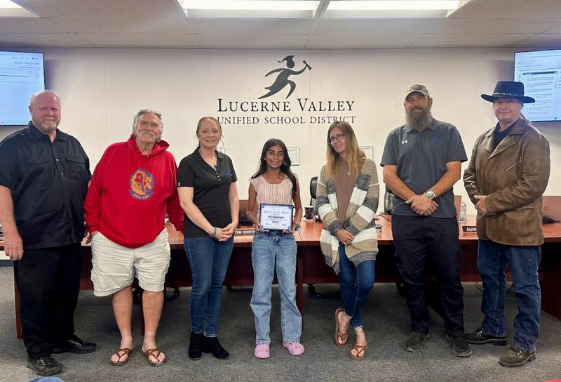Edgar Woods Navarro and Mia Helgadalen Selected as LVES Students of the Month Featured Photo