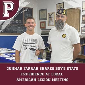 Perry High School Boys State Gunnar Farrar