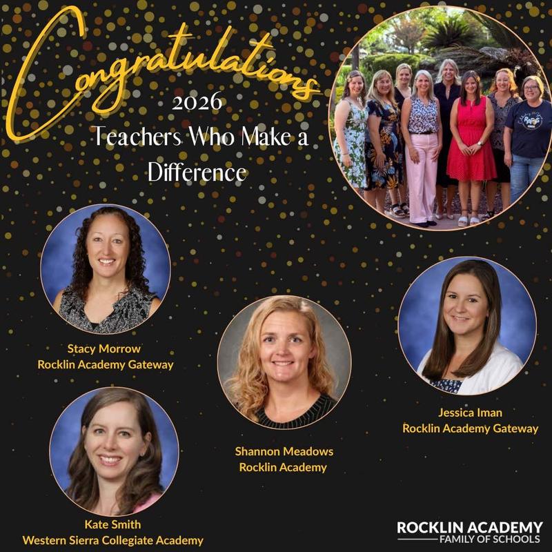 Congratulations 2026 teachers who make a difference!
