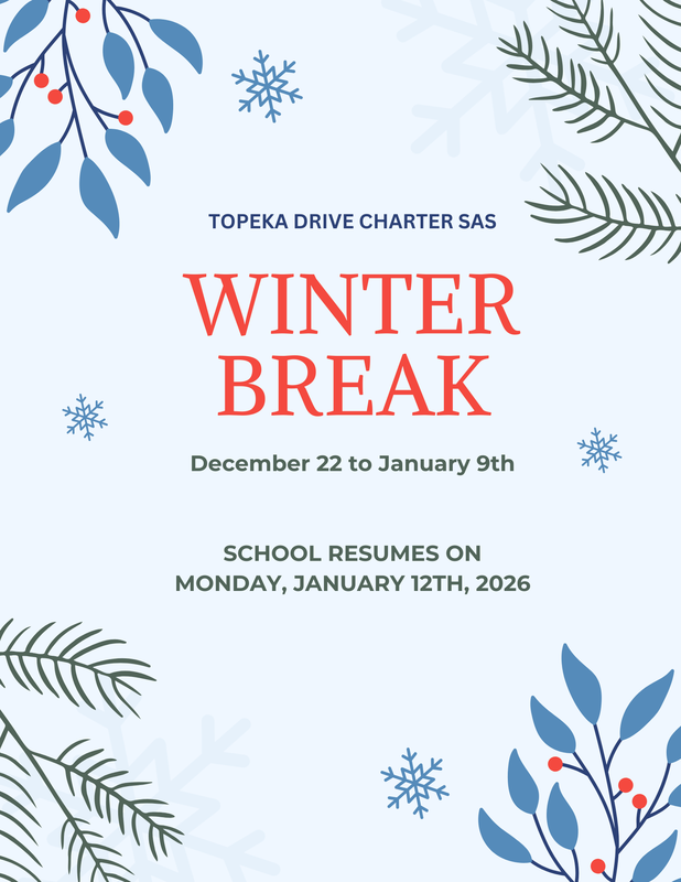 Winter Break 2025 to 2026 flyer