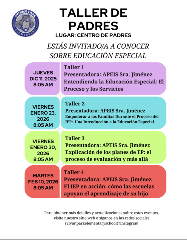 Sped Workshop (Spanish)