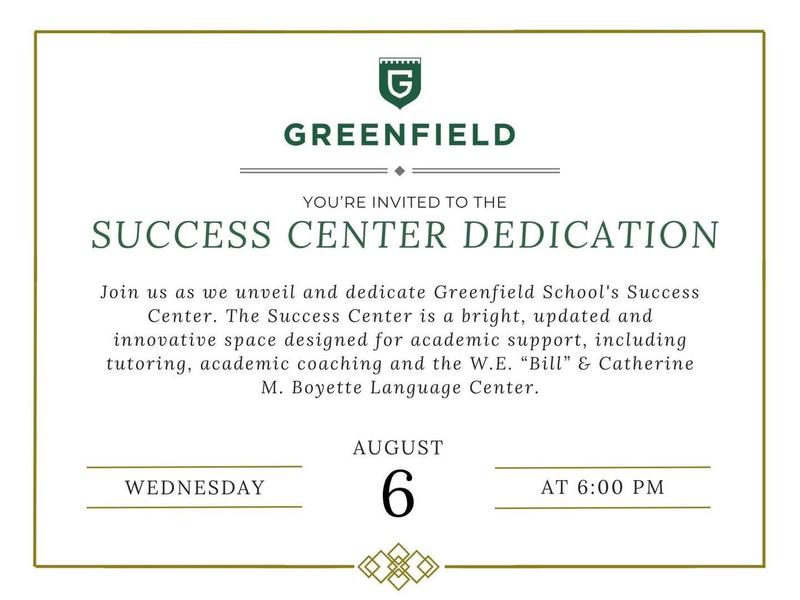 Success Center Dedication Featured Photo