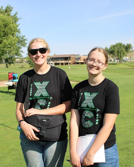 Yearbook Staff at Cross County Meet
