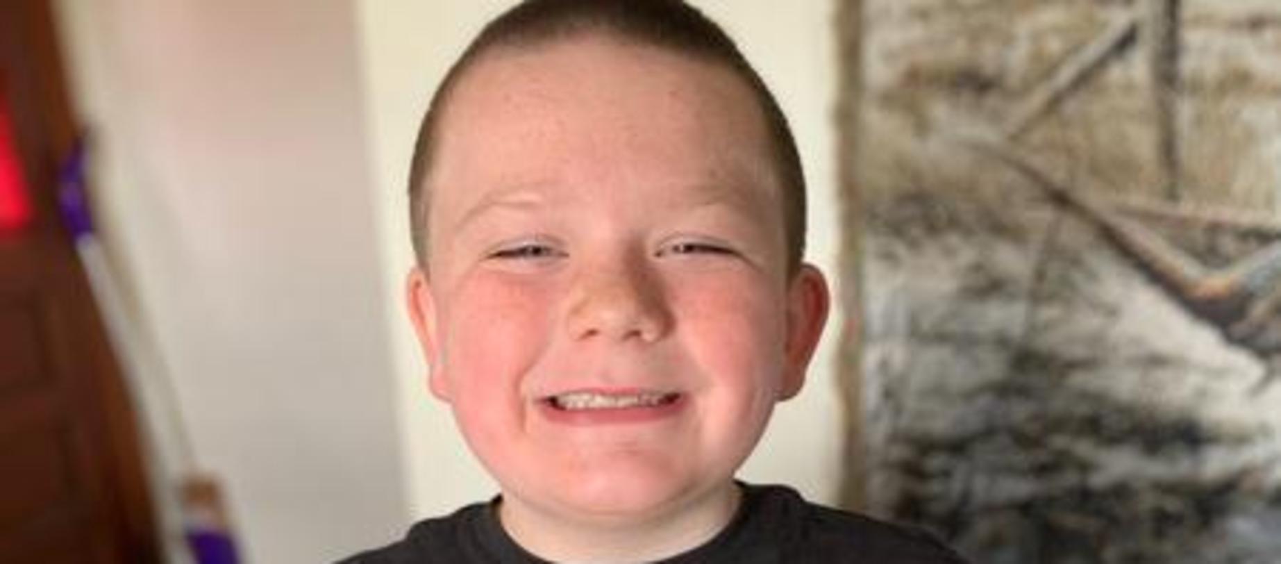 boy smiling for the camera