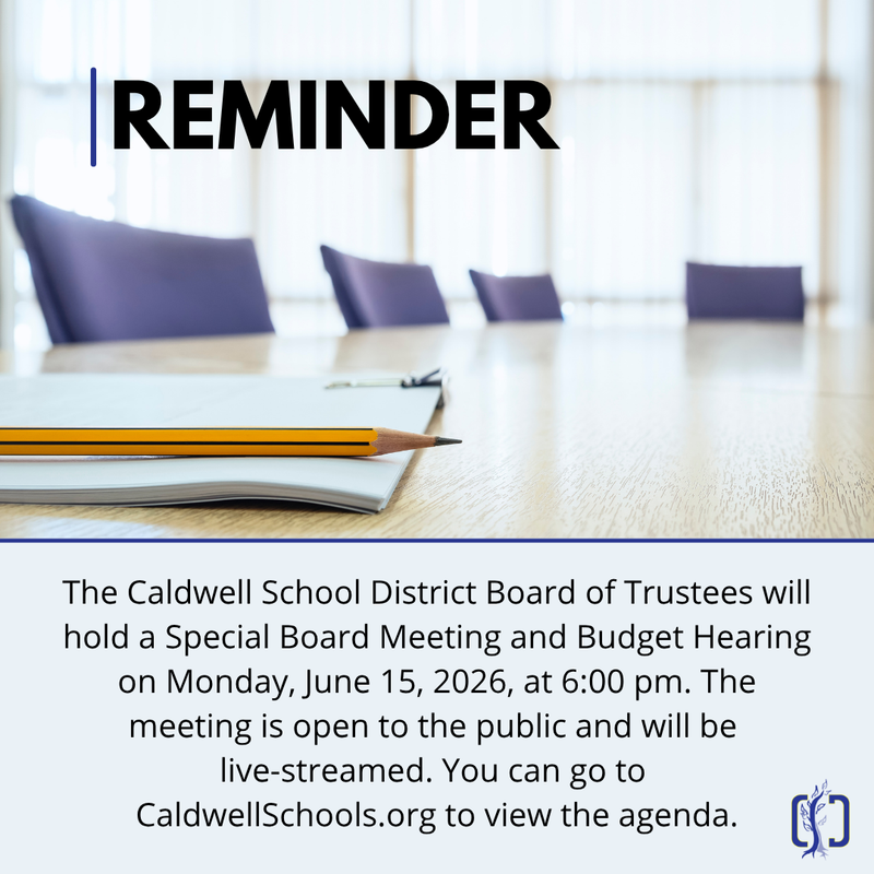 Special Board Meeting and Budget Hearing | 6.15.26