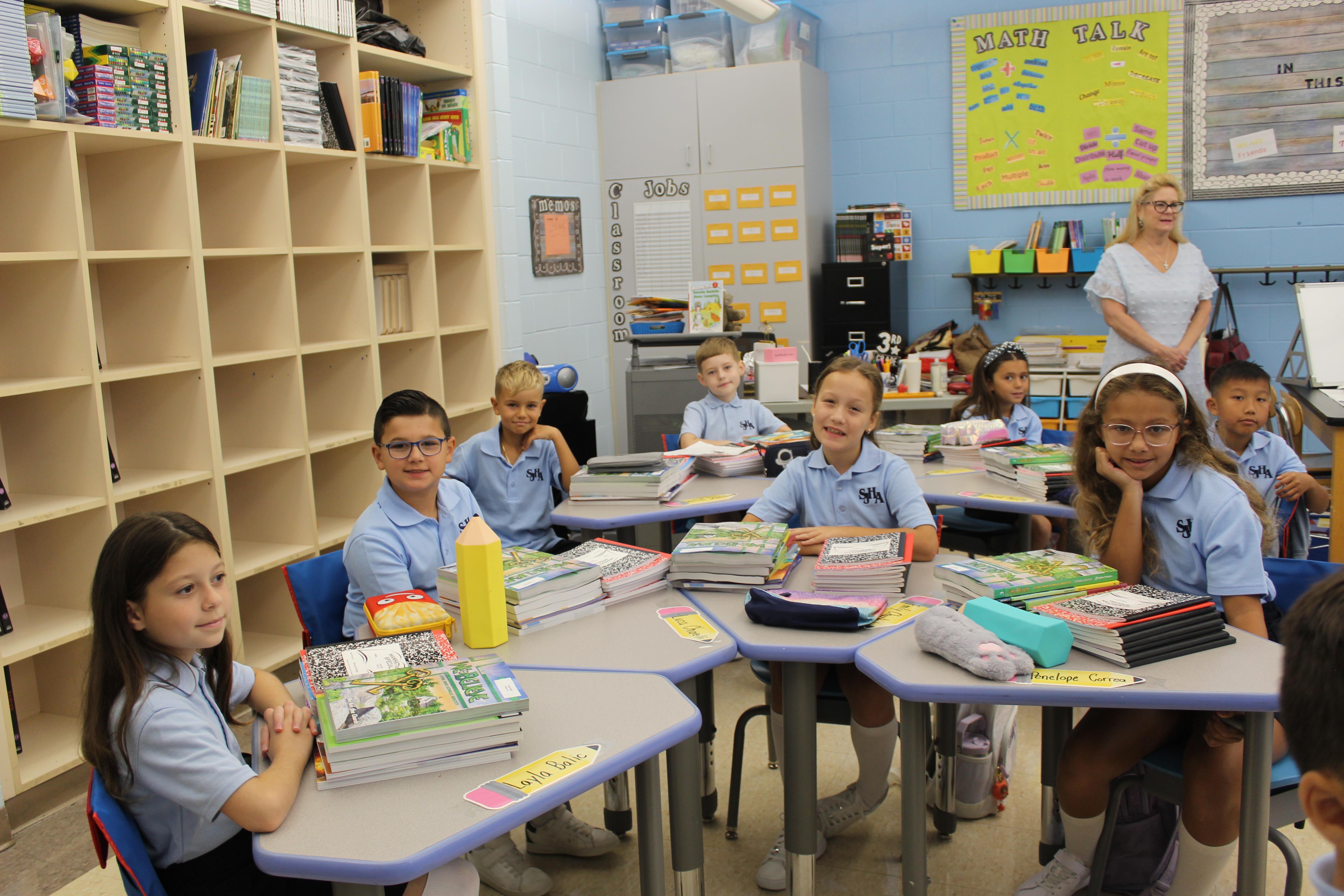 Third Grade School Classroom