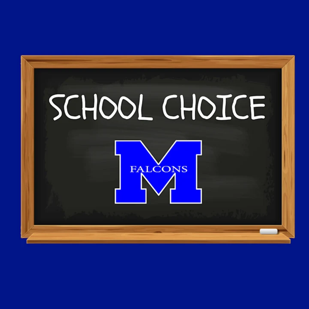 Chalkboard with School Choice written on it