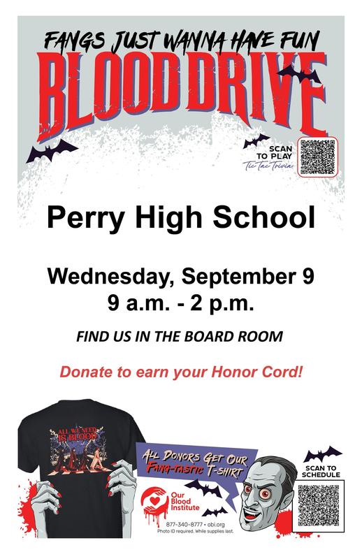 Perry Public Schools OBI Blood Drive