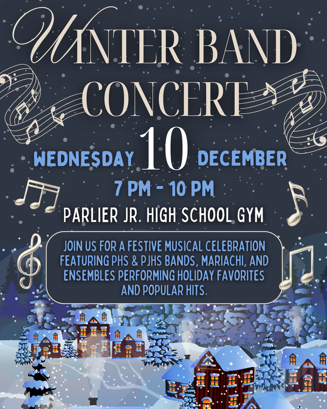 Winter Band Concert Flyer