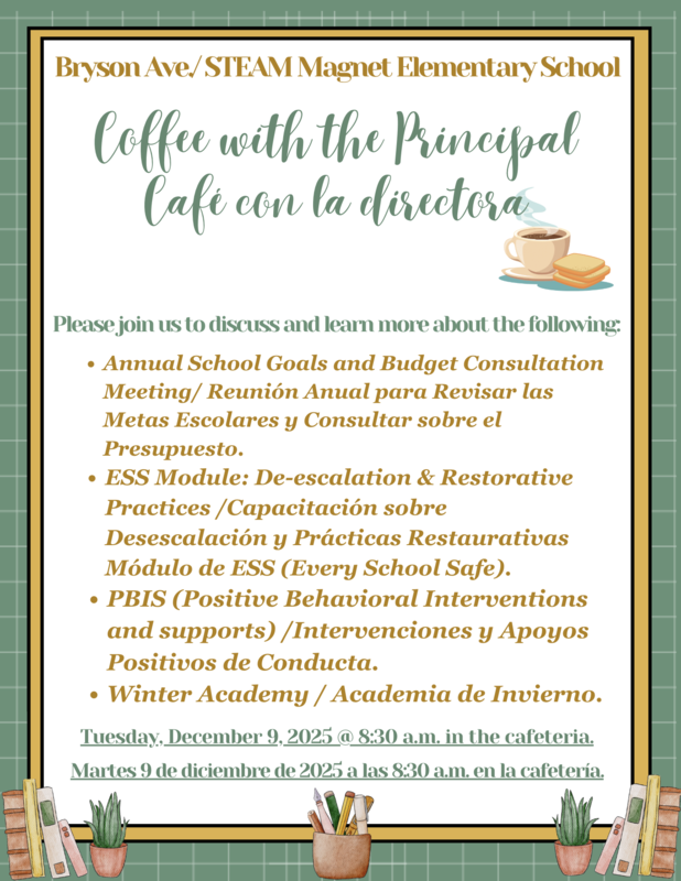 Coffee with the Principal