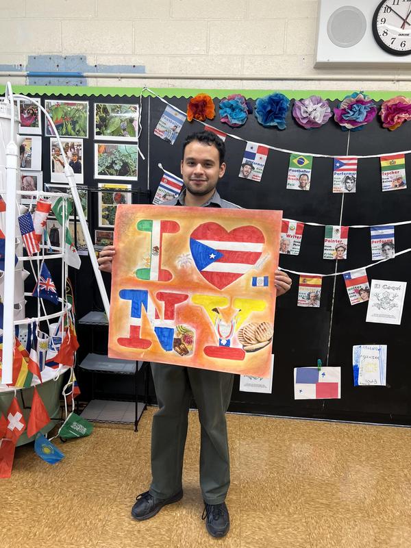 Artwork done by Art Teacher