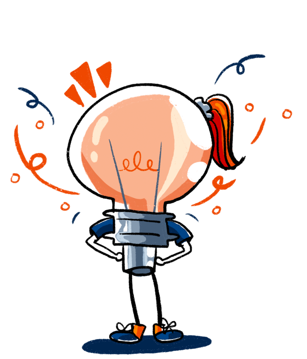 lightbulb girl