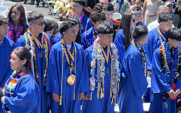 students graduating