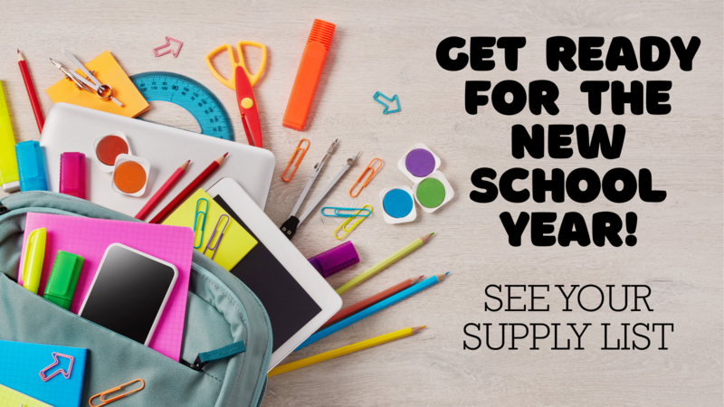 Get your supplies ready!