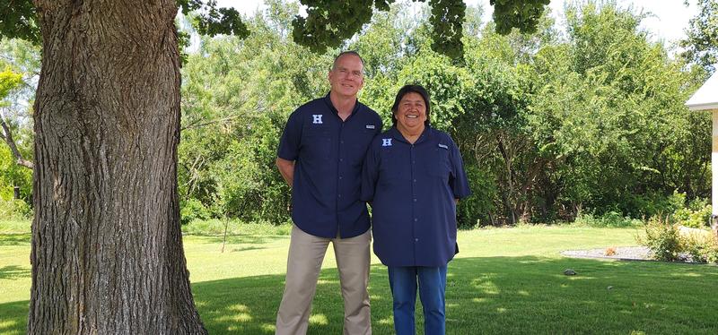 Superintendent Mares and Asst. Superintendent Knight
