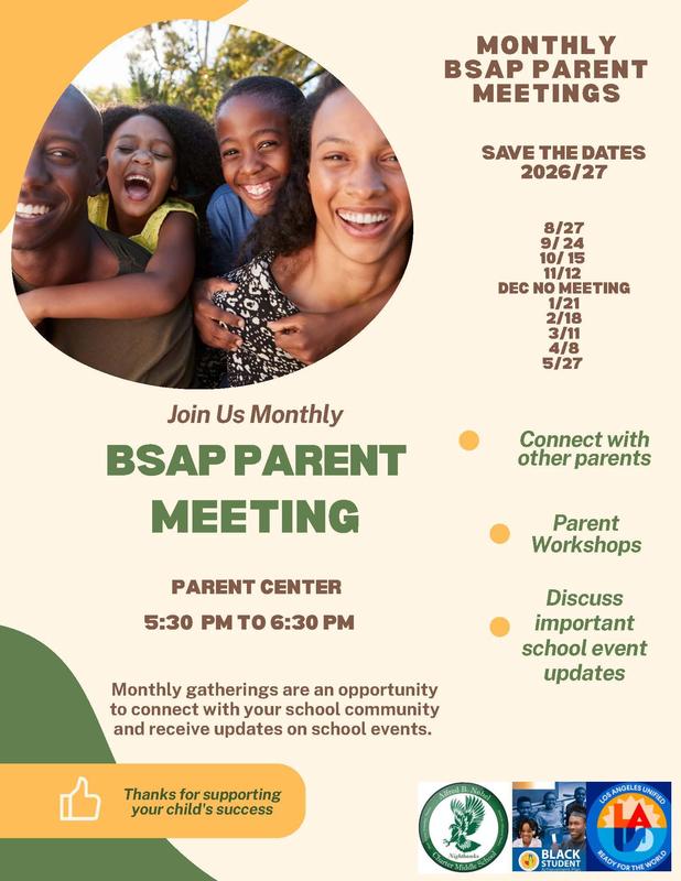 BSAP Parent Meetings Featured Photo