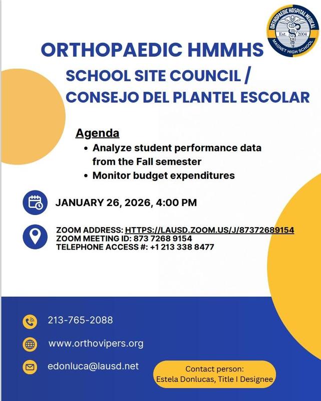 School Site Council / Consejo del Plantel Escolar Featured Photo