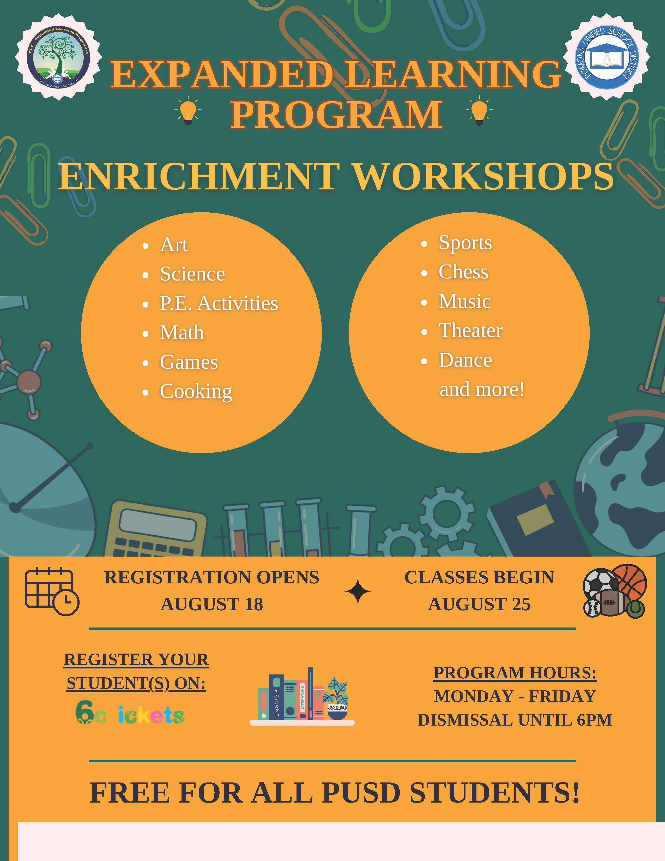 TLC flyers for Middle School