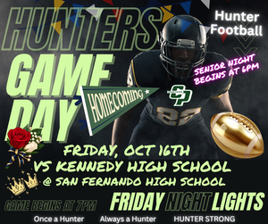 Homecoming Game this Friday October 16th
