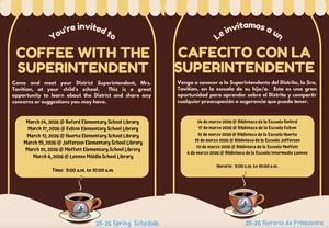 coffee with superintendent
