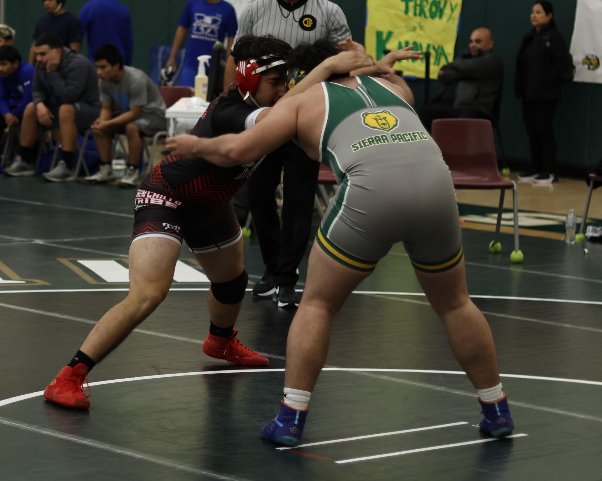 boys wrestling at liberty duals