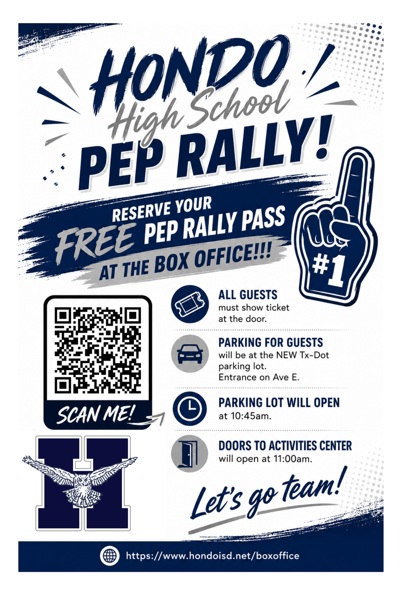 Pep Rally Flyer