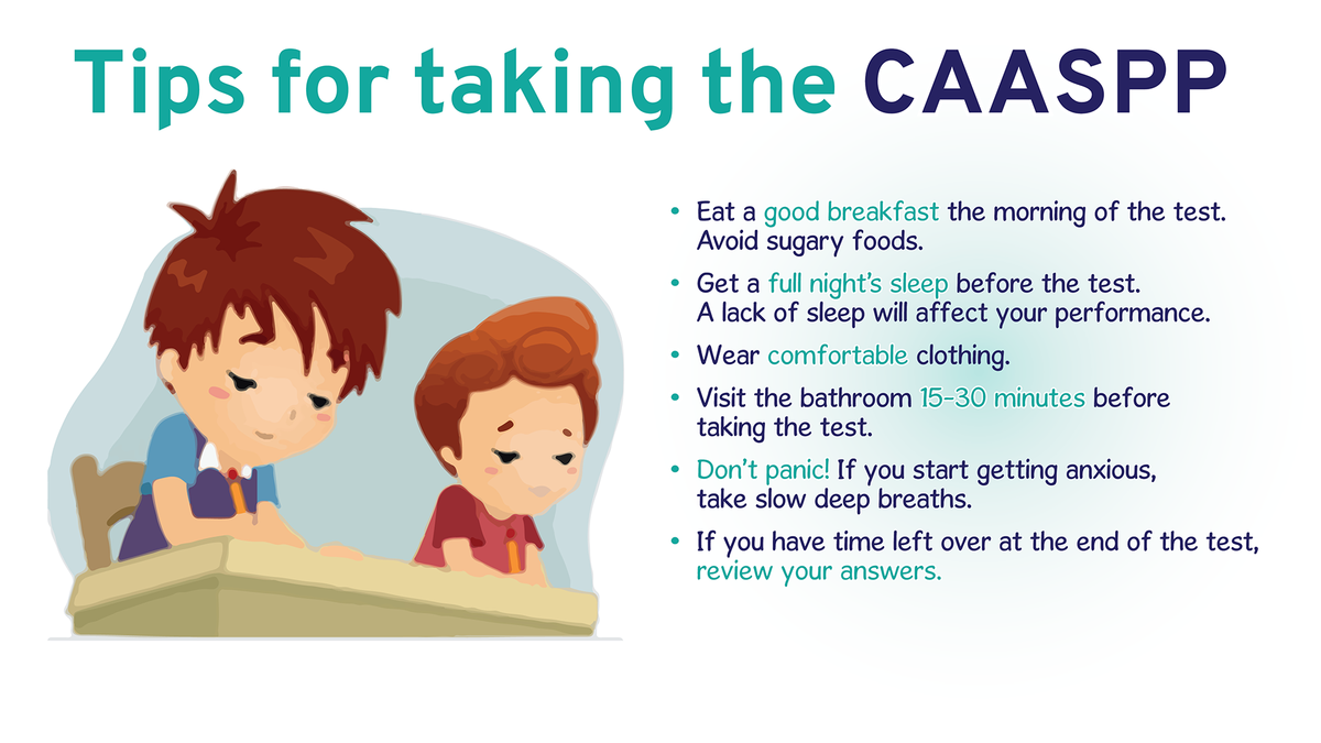 Tips for taking the CAASPP