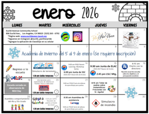 Calendario de eventos