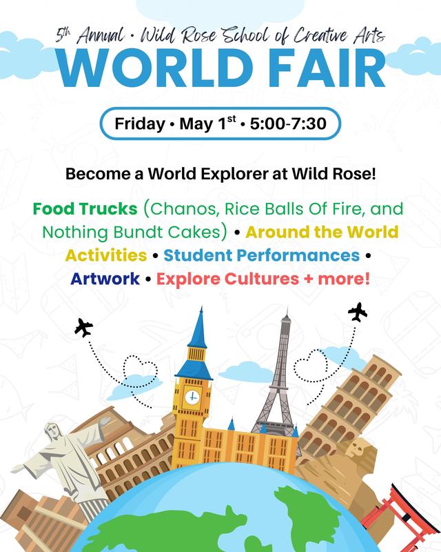 Wild Rose World Fair - May 1, 2026 5 pm - 7:30 pm