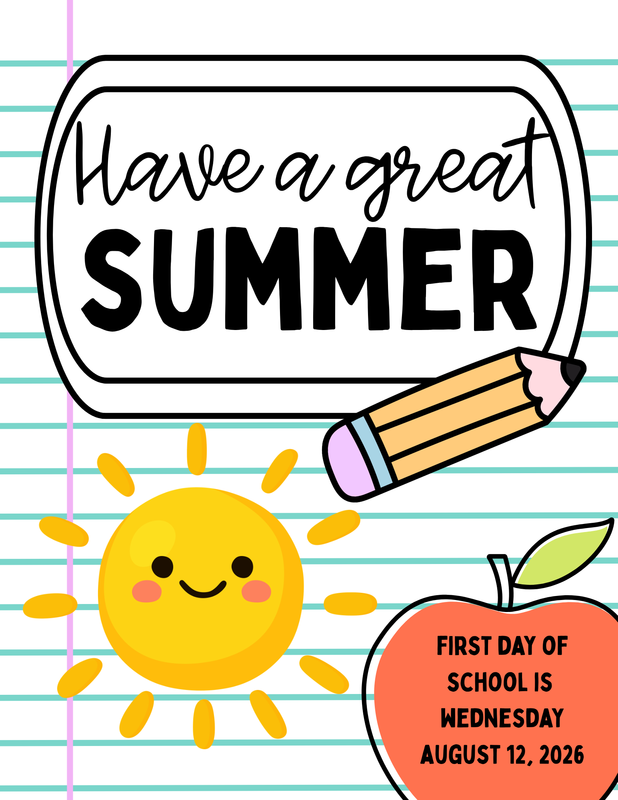 Have a great summer flyer