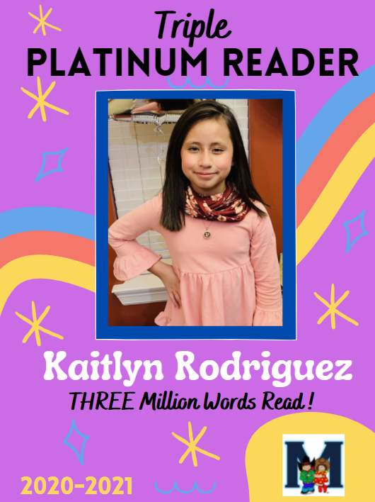 Congratulations to our First TRIPLE Platinum Reader! Featured Photo