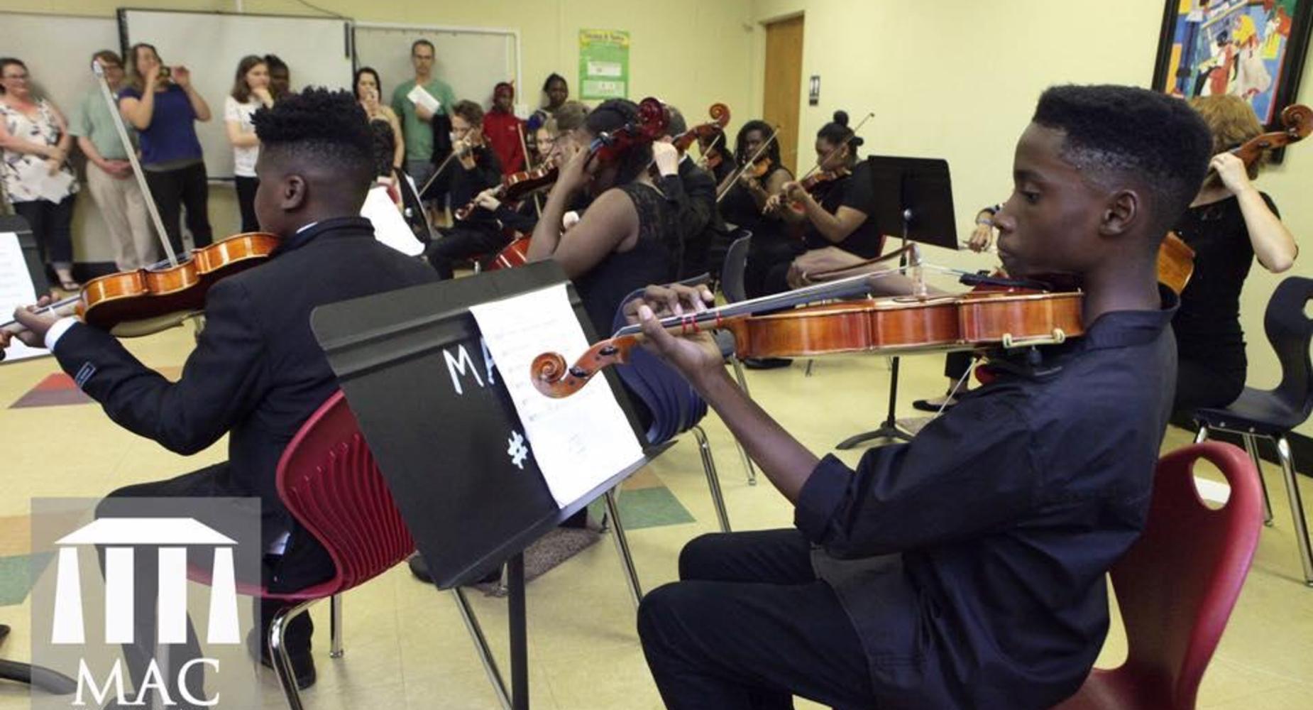 Strings students