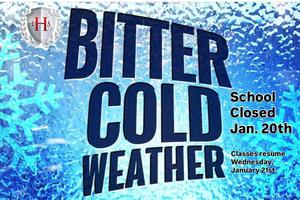 Picture of a bitter cold weather flyer.