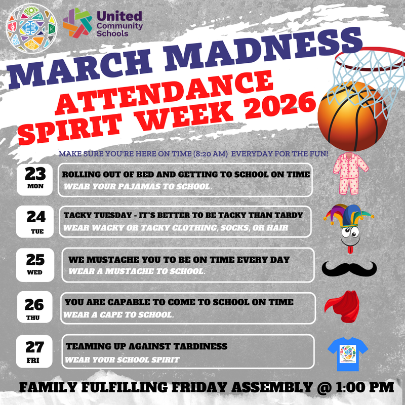 march madness flyer English