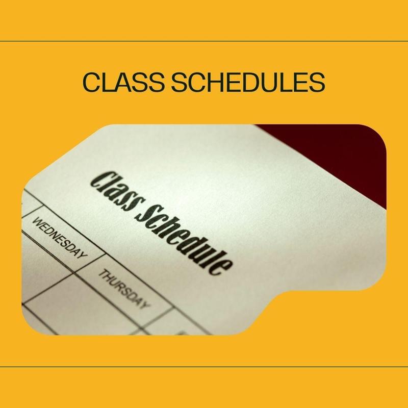 Class Schedules