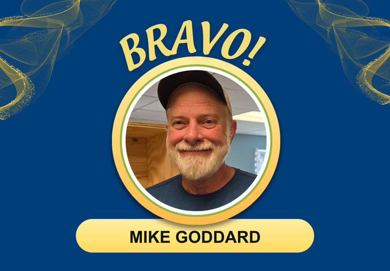 Bravo Award winner Mike Goddard