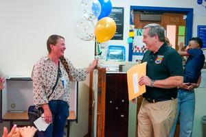 Bennett Elementary Teacher Honored at Mrs. Baird’s Teacher on the Rise Recipient