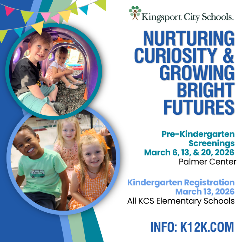 Pre-K & Kindergarten promo graphic