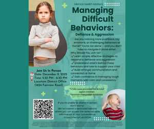 Managing Difficult Behaviors