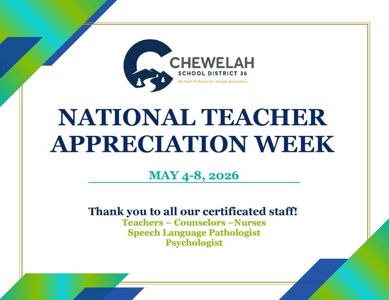 Certificate for Teacher Appreciation Week