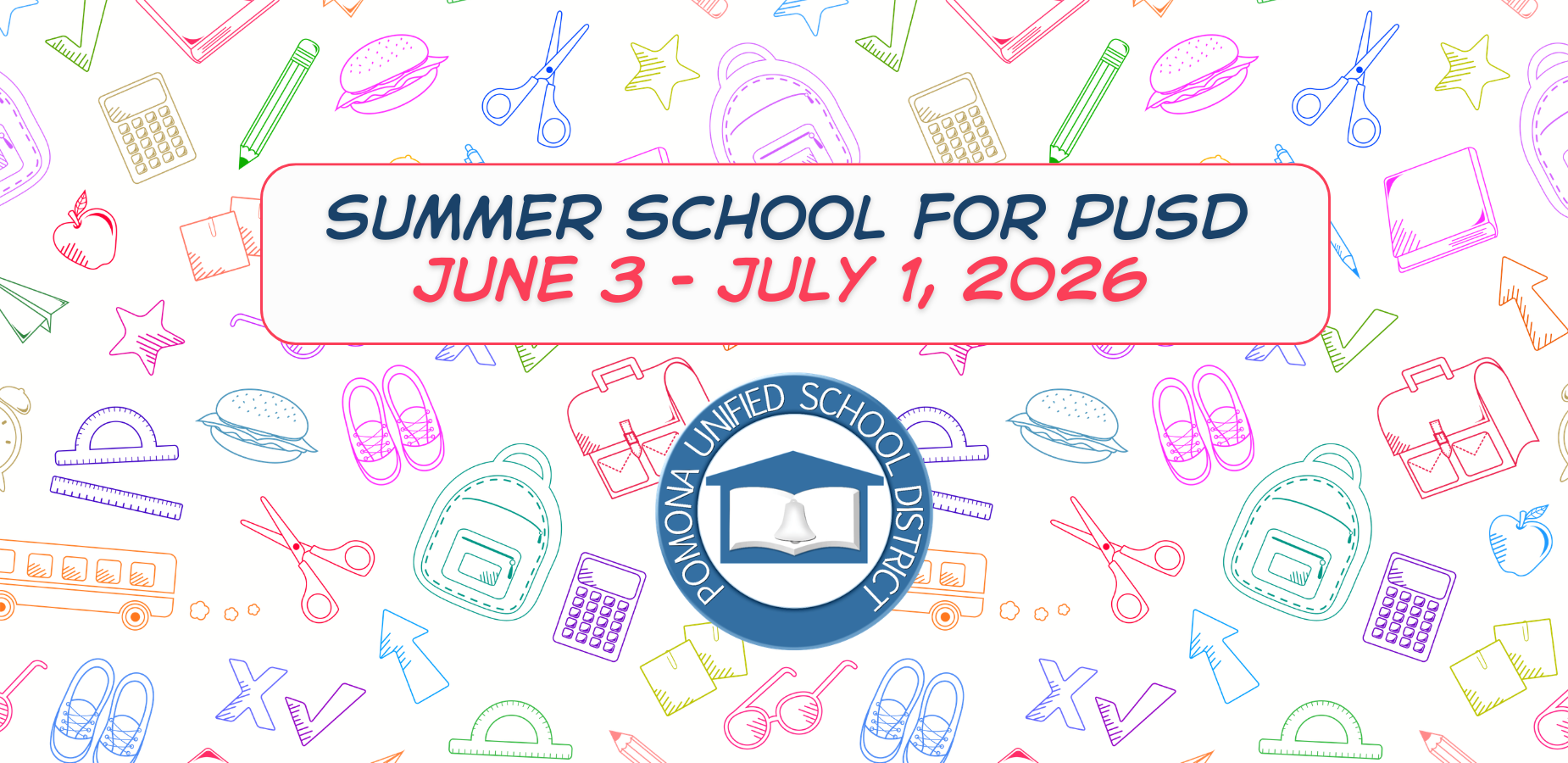 Summer school web banner