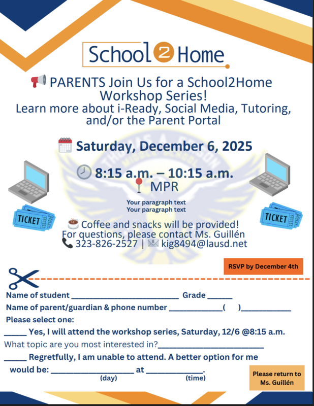 School2Home Workshop Series! Featured Photo