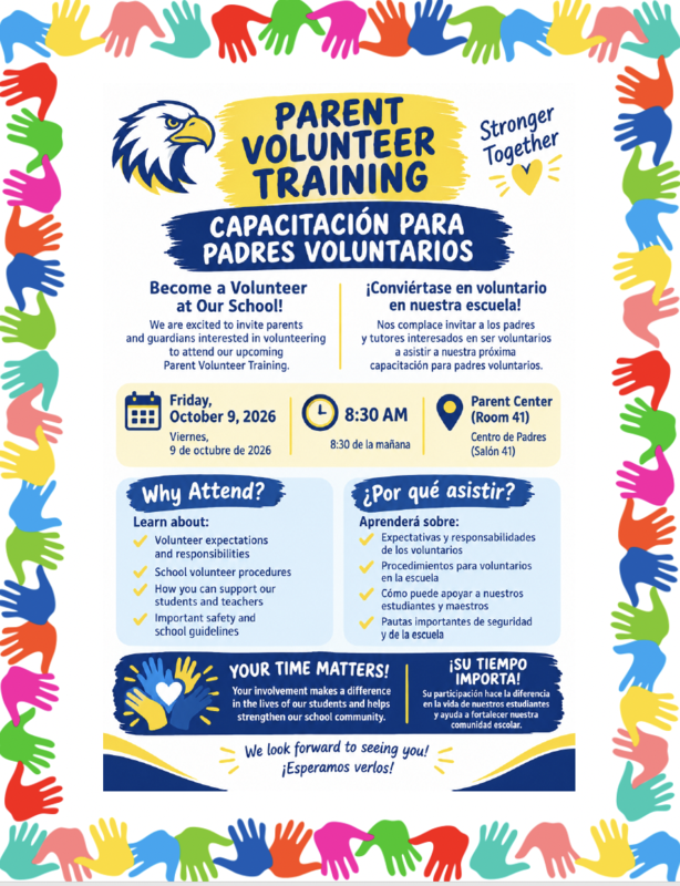 PARENT VOLUNTEER TRAINING