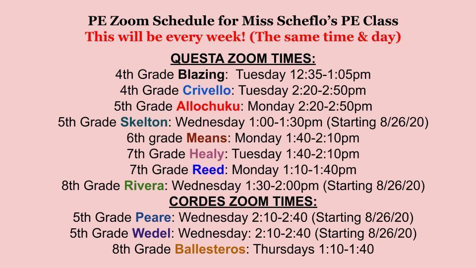 zoom times