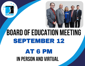 September 12 Board Meeting Announcement
