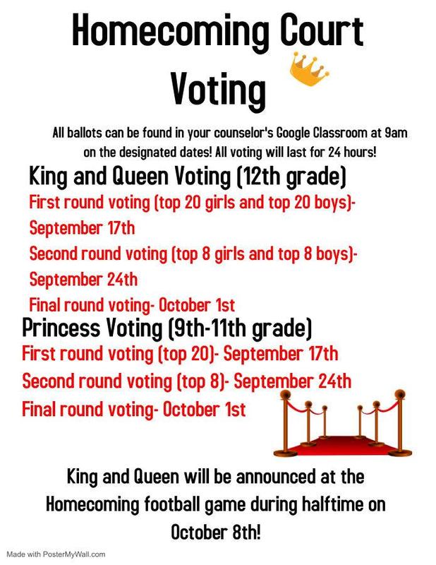 Homecoming Court Voting Featured Photo