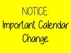 calendar change of date