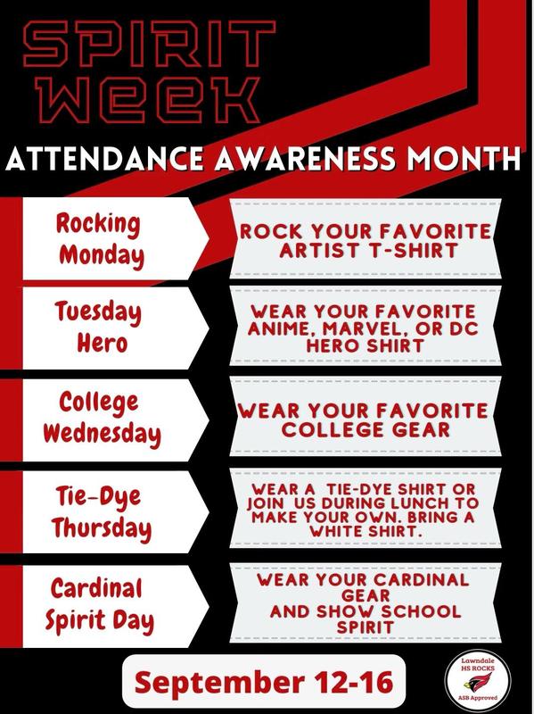 Attendance Awareness Spirit Week Featured Photo